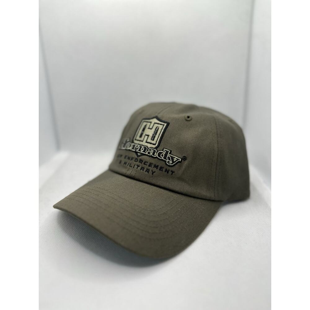 Hornady Law Enforcement & Military Cap Hat Hoop & Loop Adjustable Green NWT